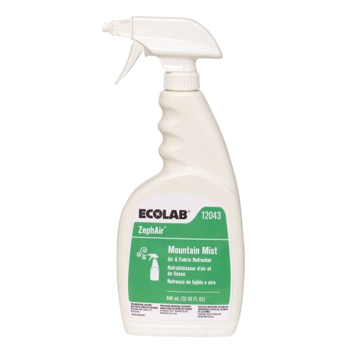 Rafraîchisseur d’air et désoebrement pour tissus ZephAir Mountain Ecolab®, 32 oz # 00012043